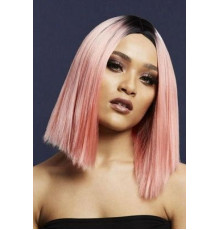 Нежно-розовый парик  Кайли 